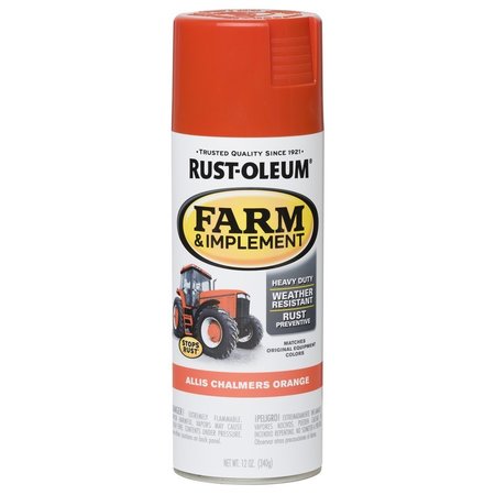 KRUD KUTTER Rust-Oleum Specialty Indoor and Outdoor Gloss Allis Chalmers Orange Farm & Implement 12 oz 280135
